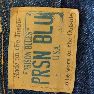 Prison blues work jeans